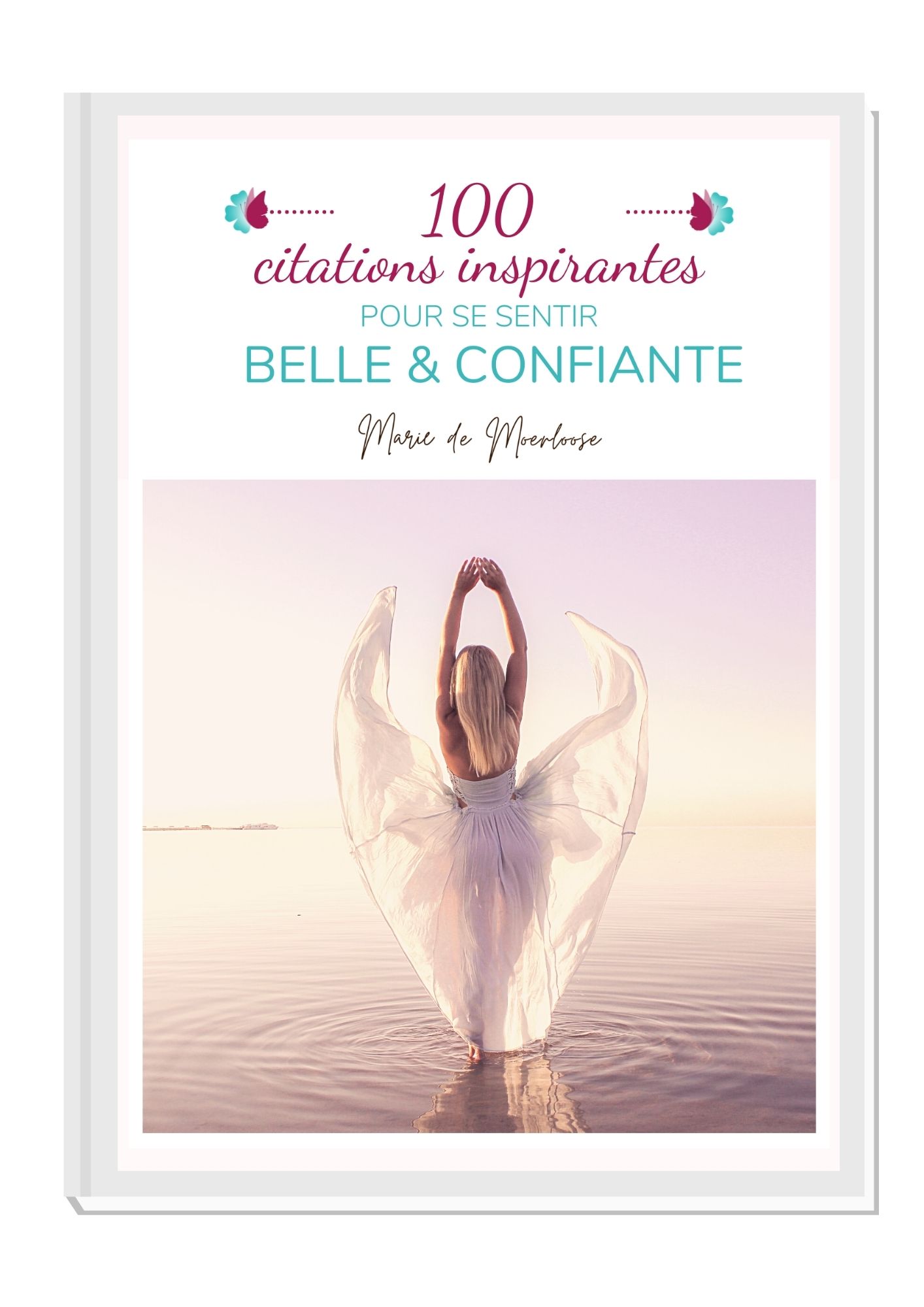 Couverture du guide - 100 citations inspirantes pour se sentir belle et confiante
