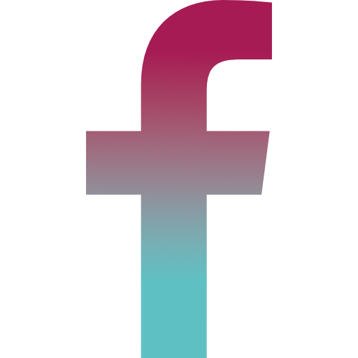 Icone Facebook avec les couleurs de ma charte graphique